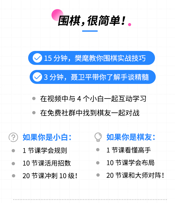 极简围棋：棋圣聂卫平与欧冠樊麾(棋圣带你入门)  第7张